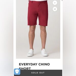 NWT Swet Tailor 29,‎ 31, 32, 33, 38, 40 The Everyday Chino Short Red Wine